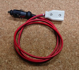 J付電源コード2sq赤黒CPF10A赤+L-1